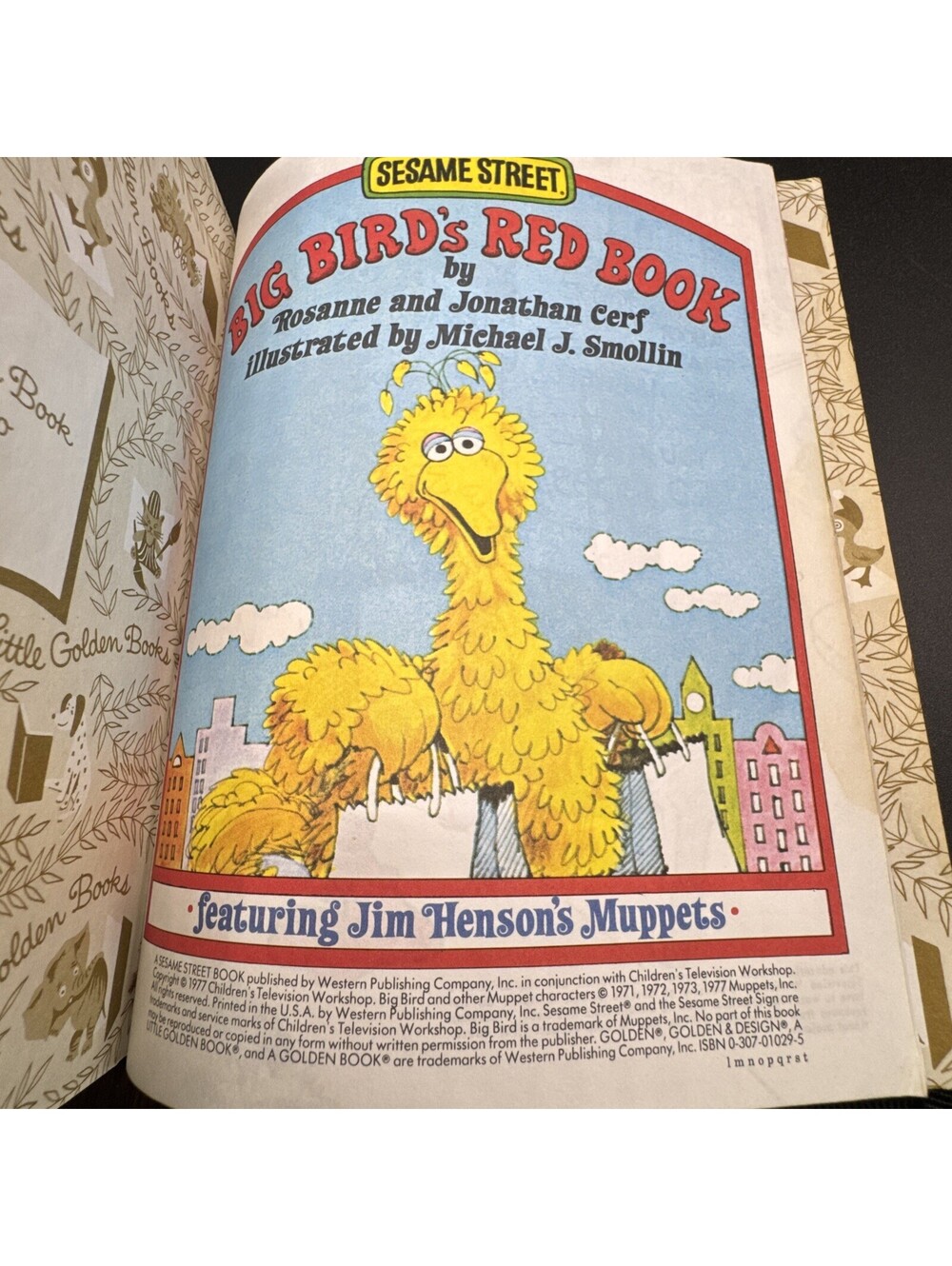 Big Bird’s Red Book a Little Golden Book Vintage 1977 - Picture 3 of 4